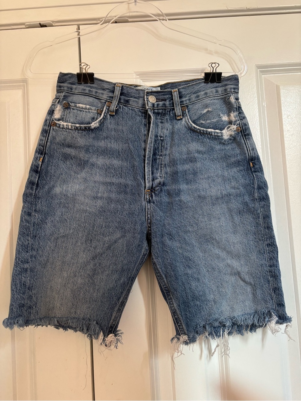 Agolde denim shorts size 26